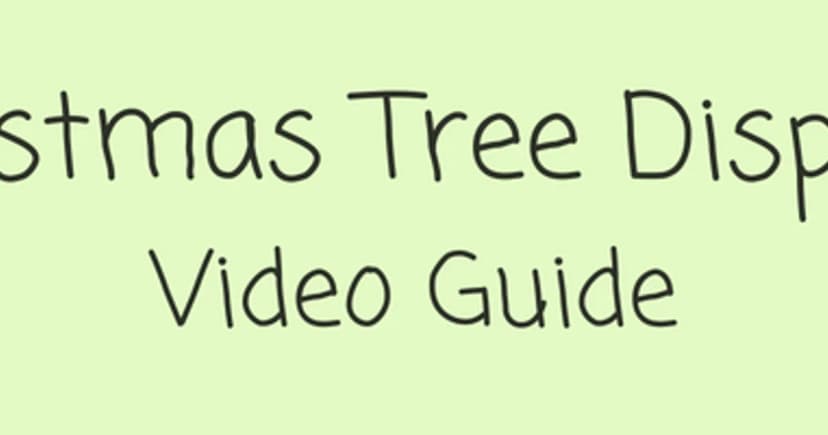 Christmas Tree Disposal Video