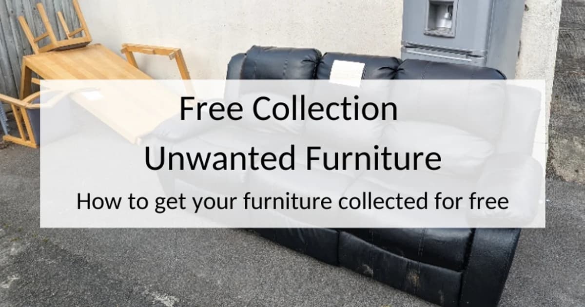 Free Collection of Unwanted Furniture