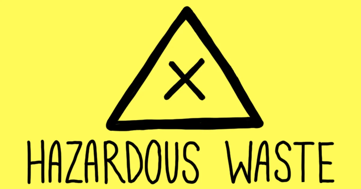 Hazardous bulky waste
