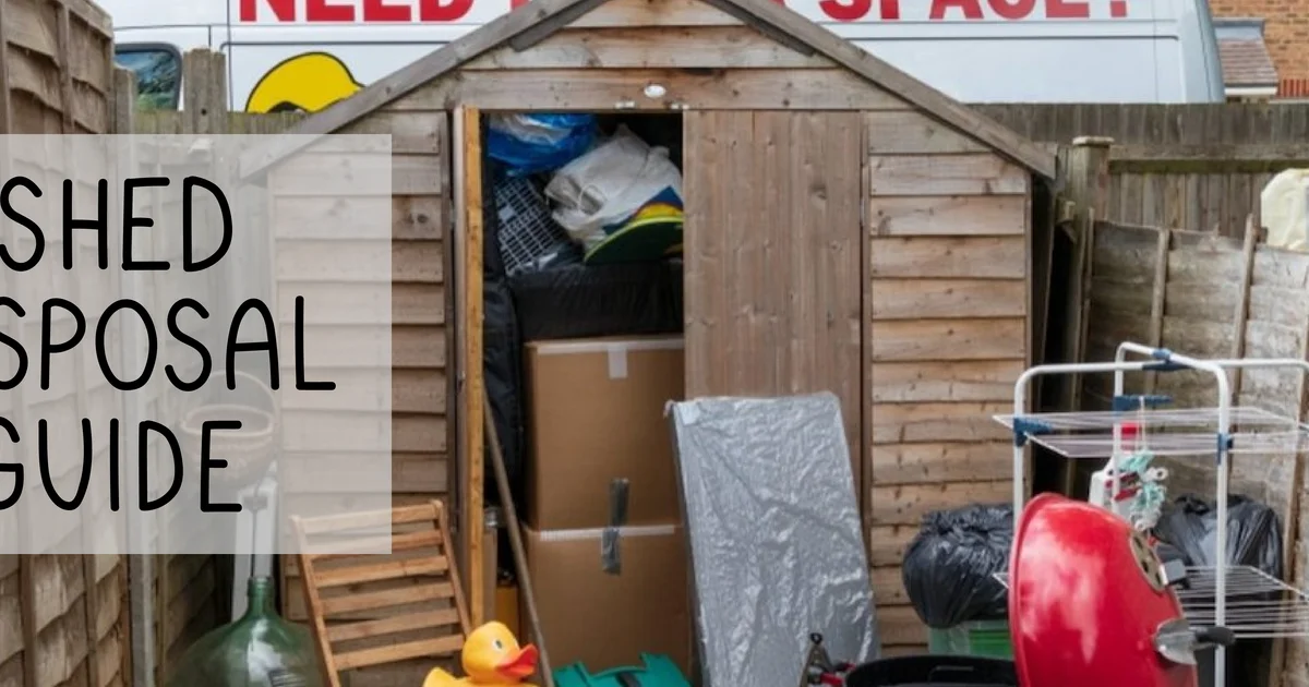 How to dispose of an old shed