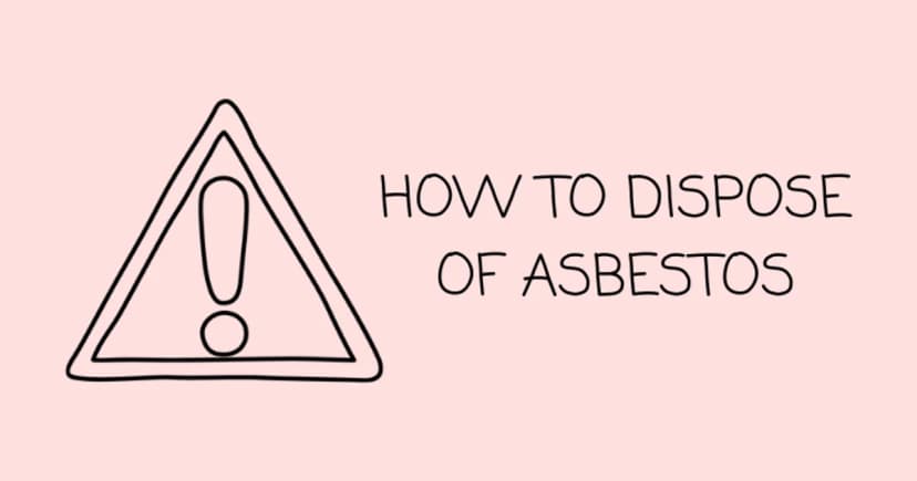 How to dispose of asbestos