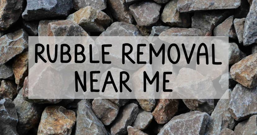 How to dispose of rubble