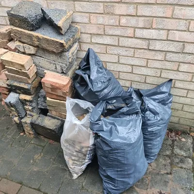 building rubble, £70