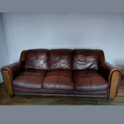 POPs furniture removal example leather sofa