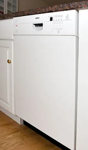 a clean dishwasher ready for disposal