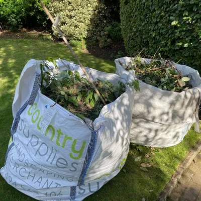Skip bags full of garden waste removed for £110