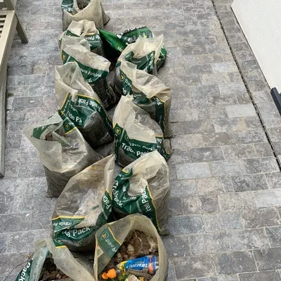 garden rubble disposed of £45