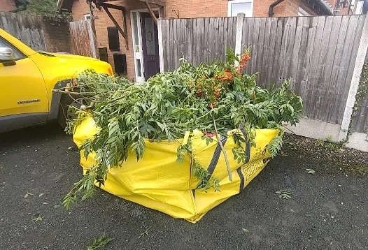 bag of garden waste