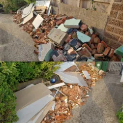 bricks rubble builders waste removal bristol