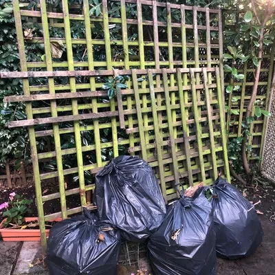 NW1 Camden Garden waste and trellis, £30