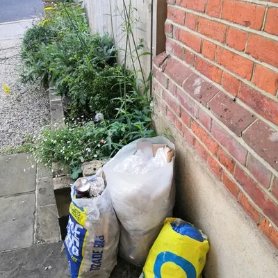 Se13 3 bags of rubble £20 as an example of how to dispose of rubbish in Lewisham