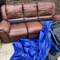 general junk including a sofa and plastic, as an example of how to dispose of rubbish in milton keynes