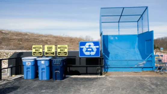 a rubbish tip local council amenity site London