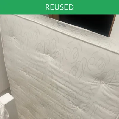 reused mattress picked up for free
