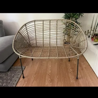 wicker chair removed for free