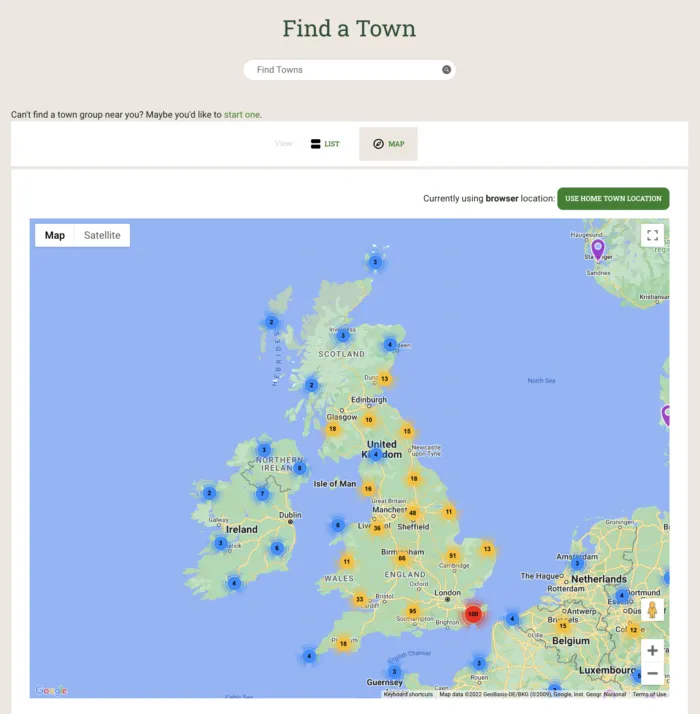 freecycle guide map